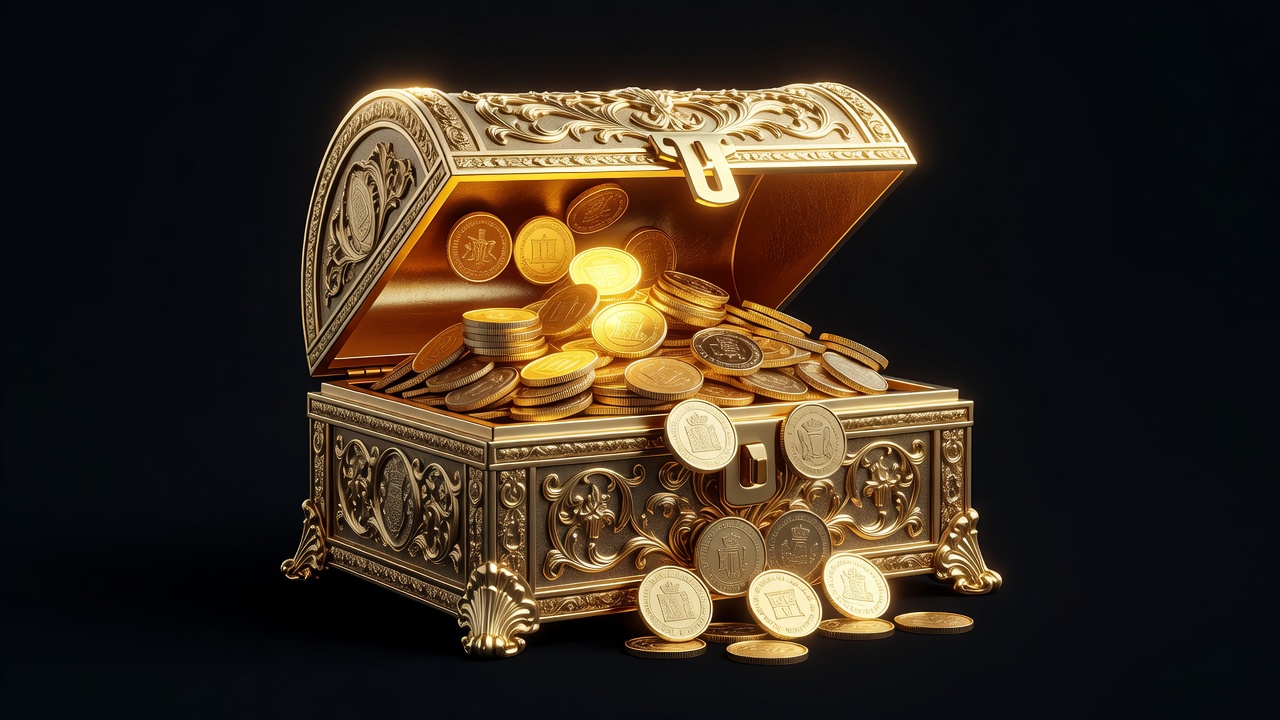 Gold Casket Gold Coin pack