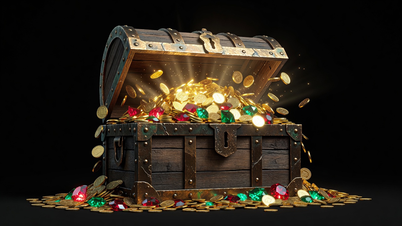 Treasure Chest Gold Coin pack
